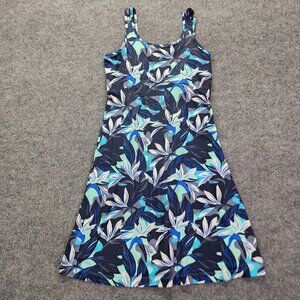 Columbia PFG Freezer III Dress Womens Small Blue‎ UPF 50 Cooling Summer Comfort